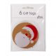 Pack of 6 Tags - Cute Santa Craft