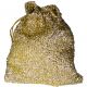 Gift Bag Gold Glitter Mesh