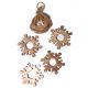 Gift Decoration Wooden Snowflakes