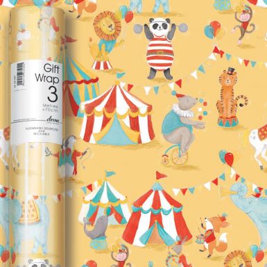 3M x 70CM Roll Wrap Carnival Circus