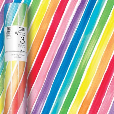 3M x 70CM Roll Wrap Rainbow Rock