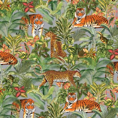 Gift Wrap Tropical Tiger