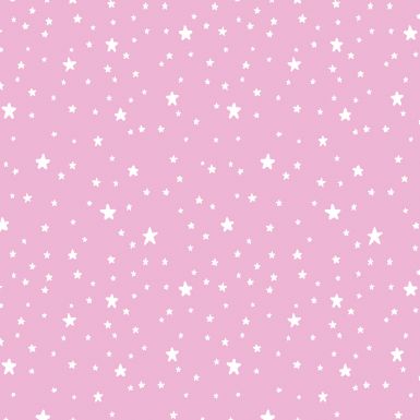Gift Wrap Stars Pink
