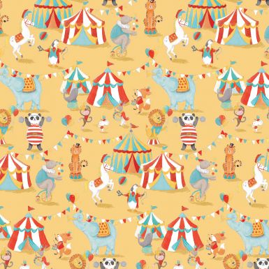 Gift Wrap Carnival Circus