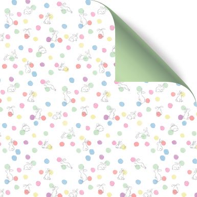 Gift Wrap Polka Dot Bunnies