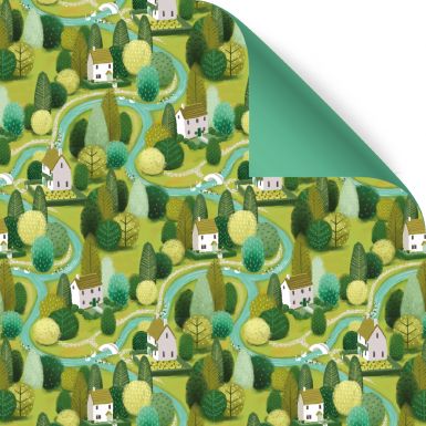 Gift Wrap Emerald Isle