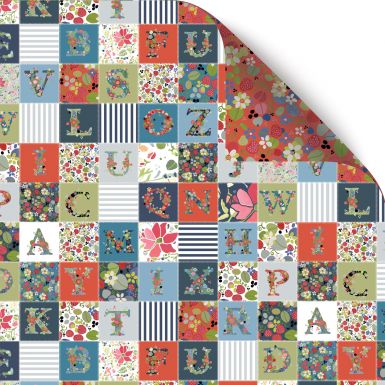 Gift Wrap Julie Dodsworth ABC patchwork