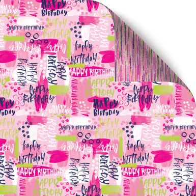 Gift Wrap Hip Hop Birthday Pink