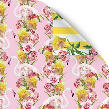 Gift Wrap Lola Flamingo