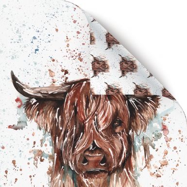 Gift Wrap Meg Hawkins Highland Cow