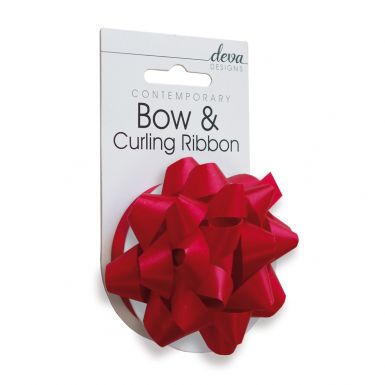 Bow & Curling (Essential) -  Scarlet Red 