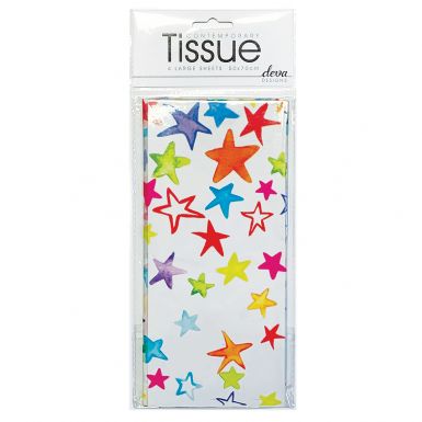 Tissue Painted Stars