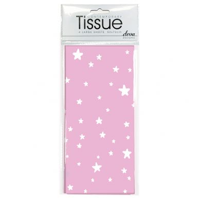 Tissue Baby Stars Pink