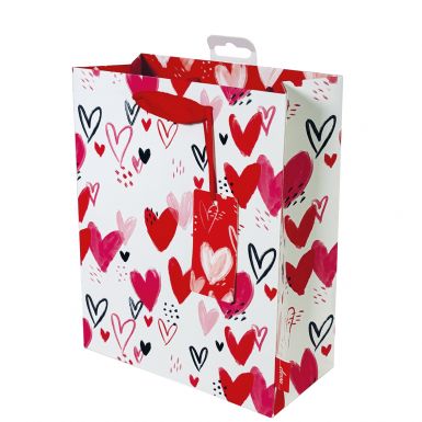 Gift Bag Medium Painted Heart