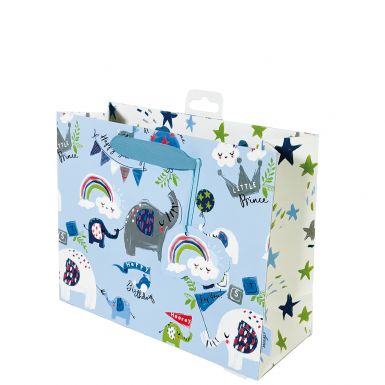 Gift Bag Medium Baby Bunny Blue