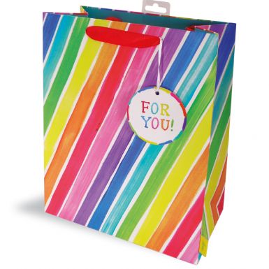 Gift Bag Large Rainbow Rock