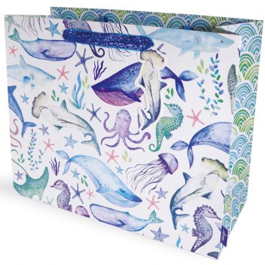 Gift Bag Carrier Sea Whales