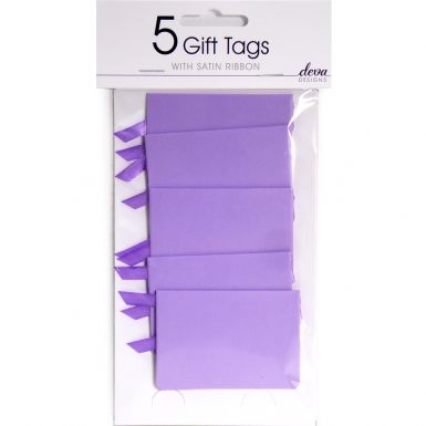 Pack of 5 Tags - Lavender