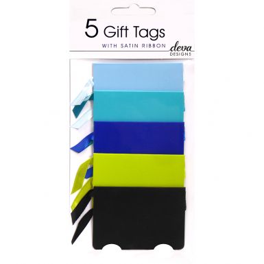 Pack of 5 Tags - Blues