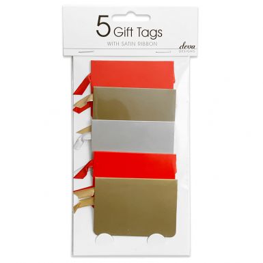 Pack of 5 Tags - Christmas Mix