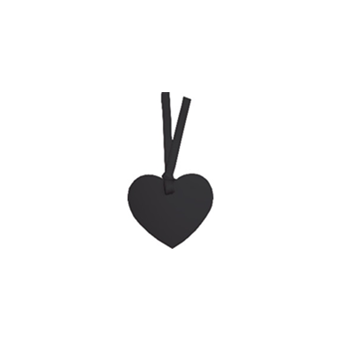Heart Tags - Black