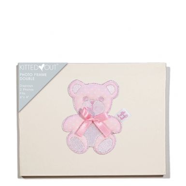 Teddy Pink (Double) Photo Frame