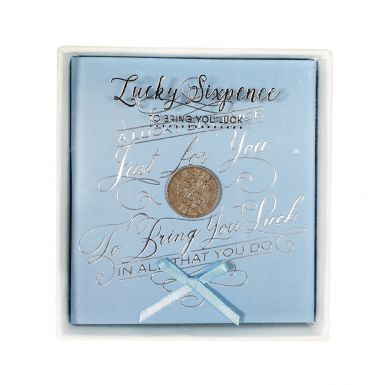  Lucky Sixpence Just for you, Baby Blue