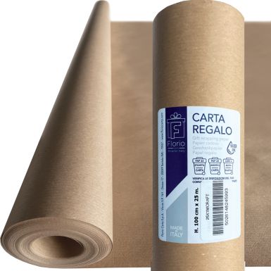 25M x 1M MASSIVE Roll Wrap Kraft Classic