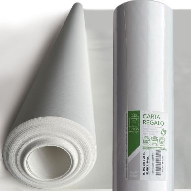 25M x 1M MASSIVE Roll Wrap Kraft White