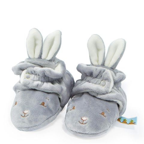 Hoppy Feet Bloom Grey Slippers