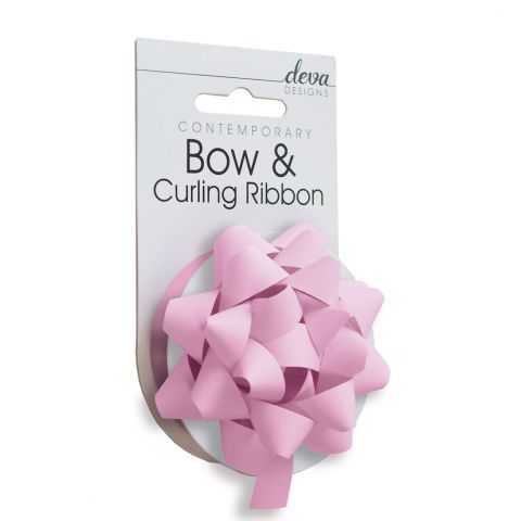 Bow & Curling (Essential) -  Soft Pink 