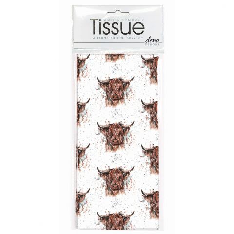 Tissue Meg Hawkins Highland Cow