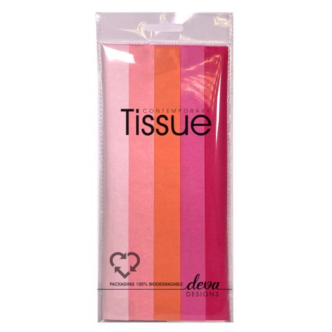 Tissue Waterfall Pink