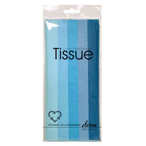 Tissue Waterfall Blue