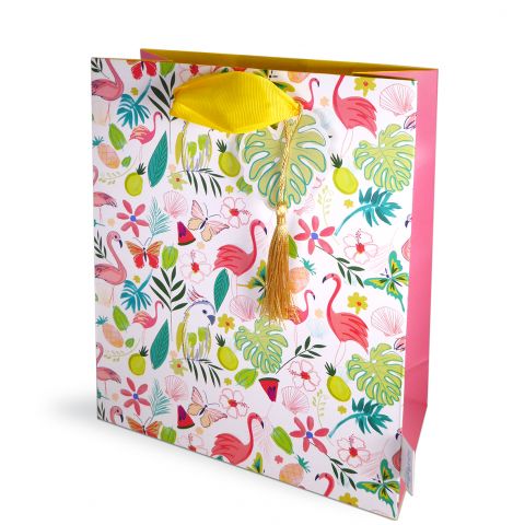 Gift Bag Medium Katie Phythian Flamingo