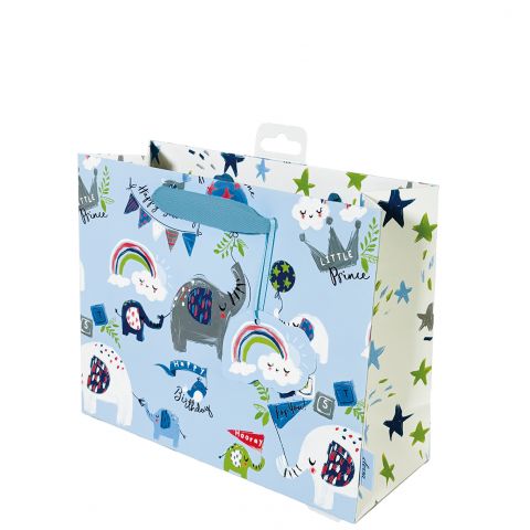 Gift Bag Medium Baby Bunny Blue
