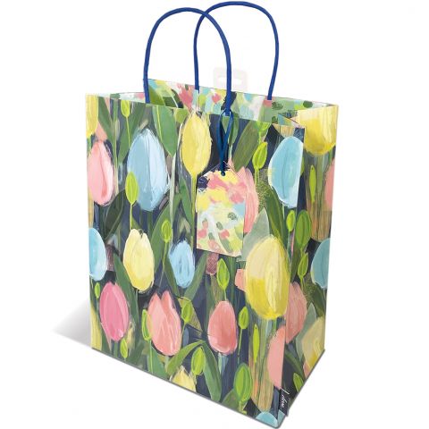 Gift Bag Large Cheerful Tulips