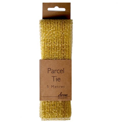 Parcel Tie Ribbon Gold
