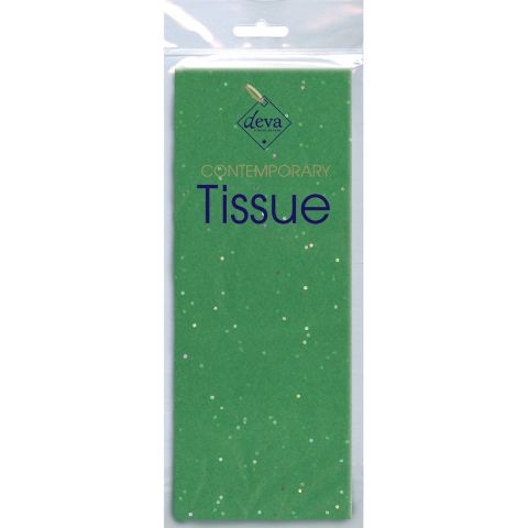 Tissue Sparkle Green