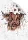 Gift Wrap Meg Hawkins Highland Cow